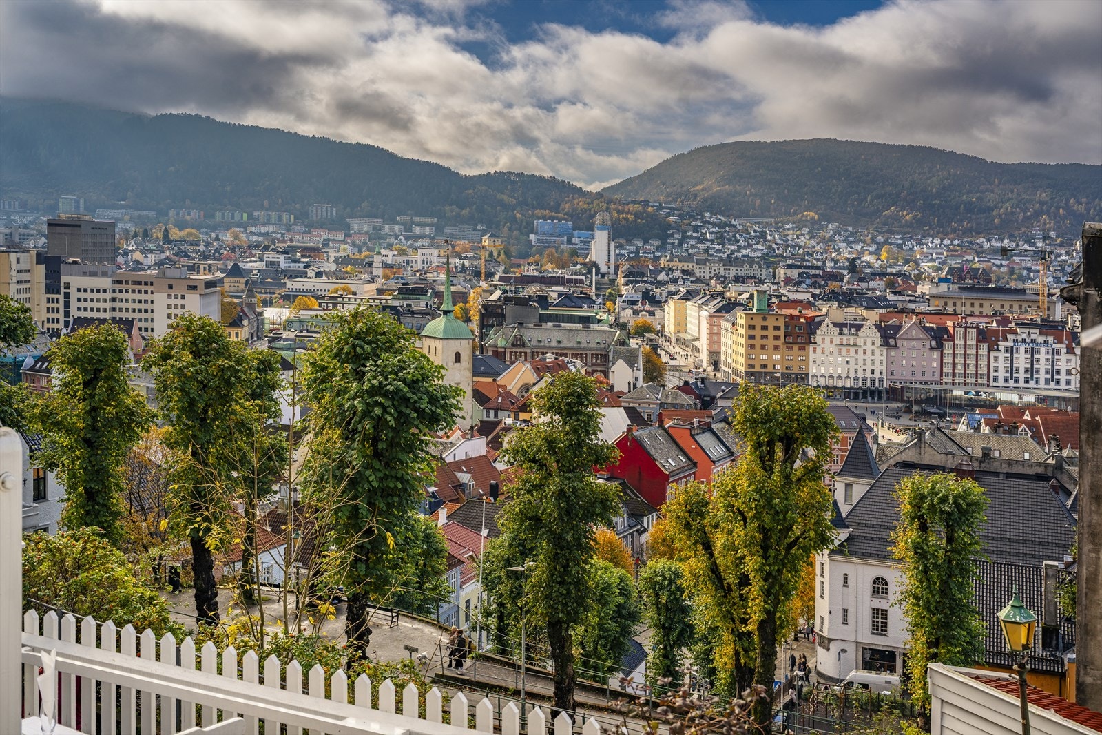 Her har du full kontroll over sentrum. Galleribilde