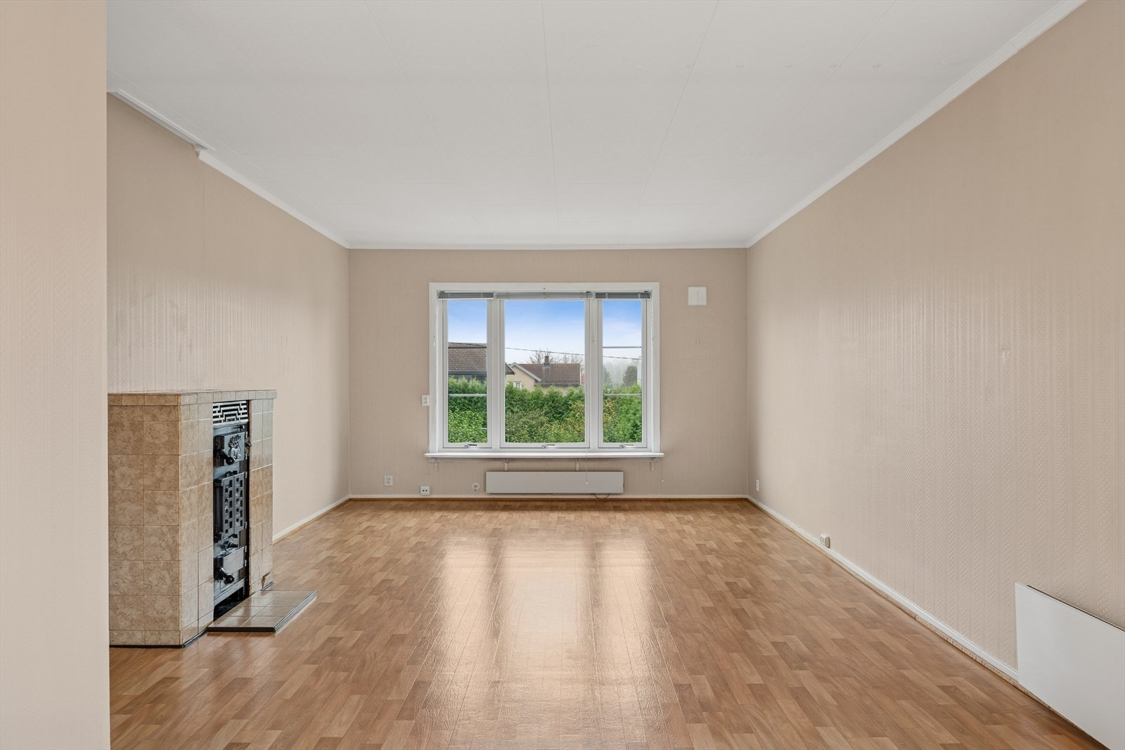 Leiligheten ble oppusset en gang på 90-tallet. Galleribilde