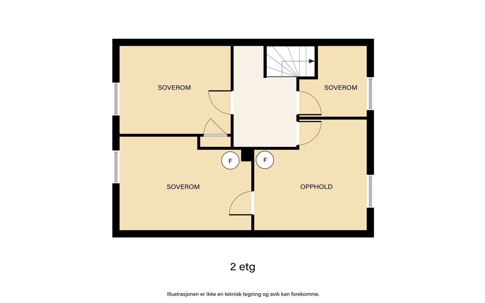 Plantegning 2 etg Galleribilde