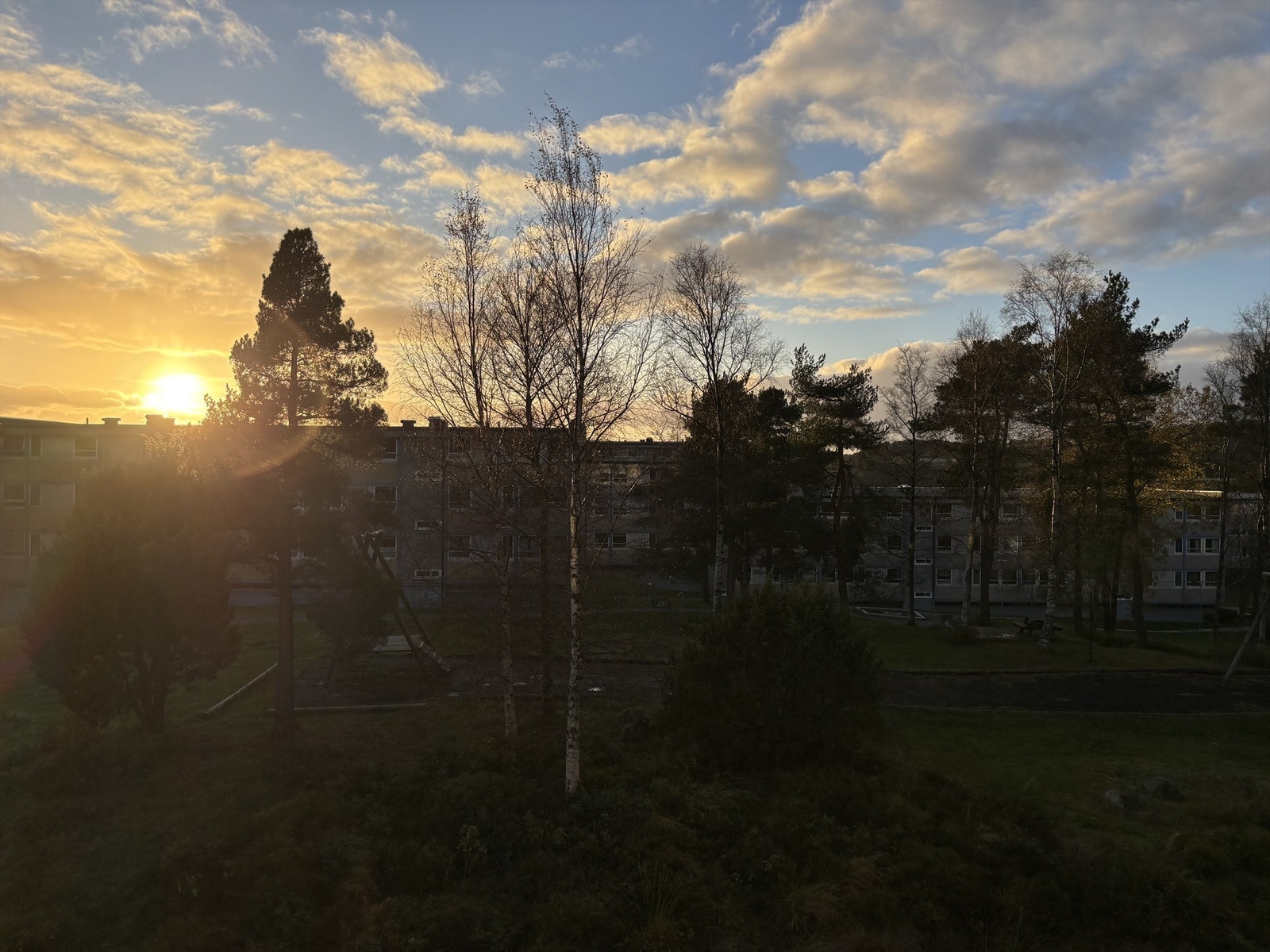 - Selgers eget bilde av koselig solnedgang som kan nytes på balkongen - Galleribilde