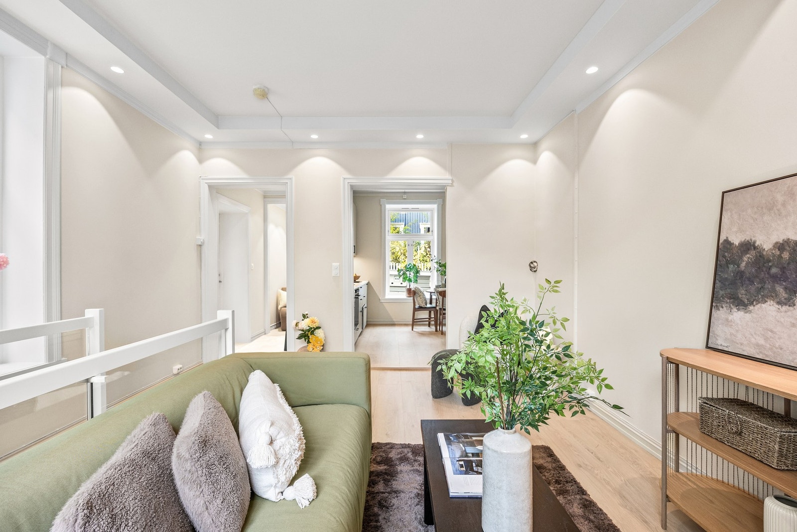 Det er downlights i flere av rommene. Galleribilde