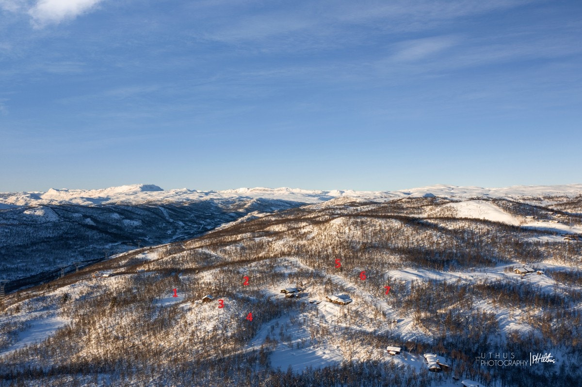 Ca. markert med tomtenr. Galleribilde