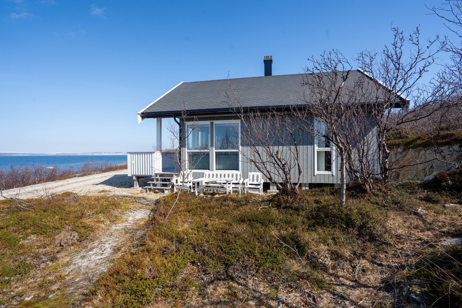 Nydelig utsikt mot fjorden Galleribilde