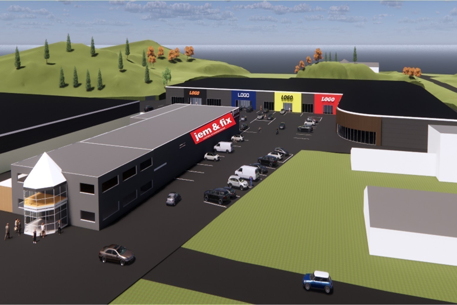 Illustrasjonstegning. hjem & fix åpnet butikk mai 2023 Galleribilde