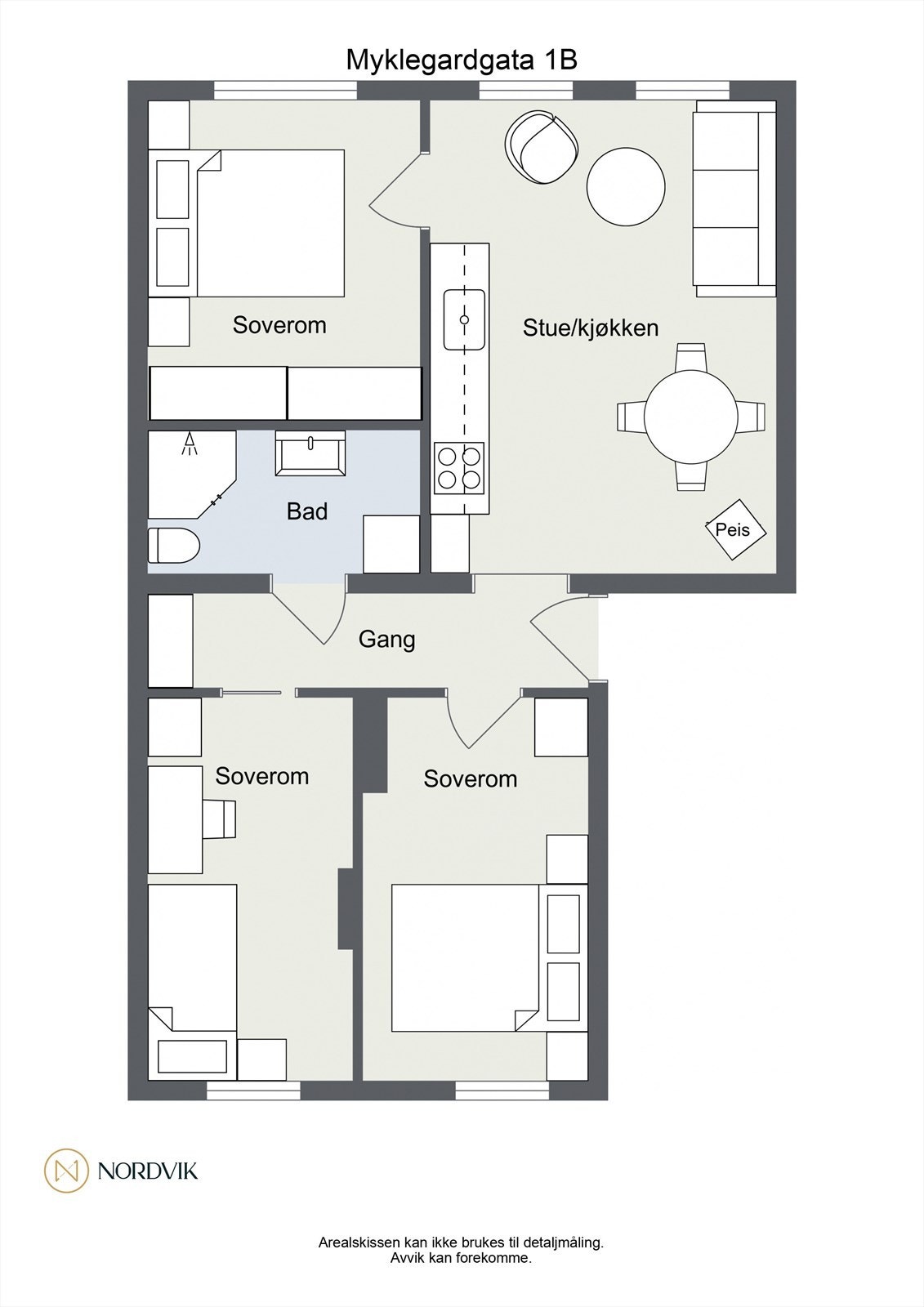 Plantegning. Galleribilde