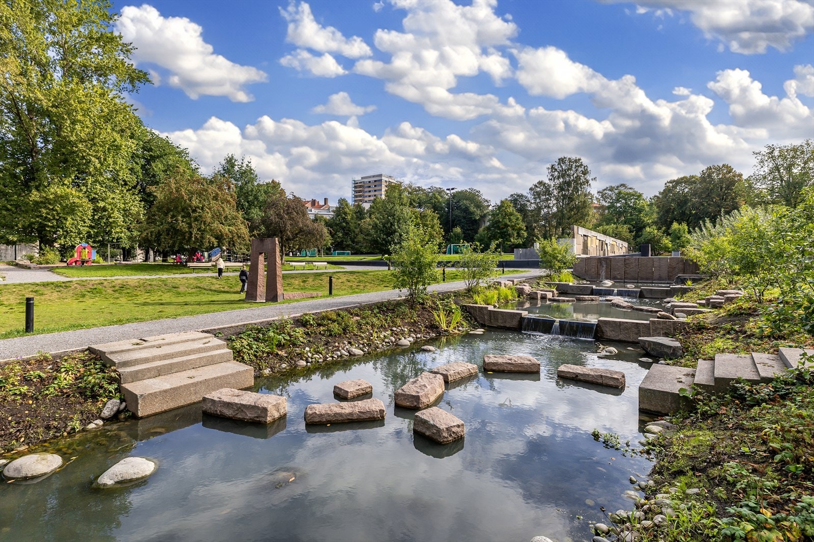 Områdebilde - Parken er den største kommunale enkeltsatsningen på et kunstprosjekt siden Vigelandsparken. Galleribilde