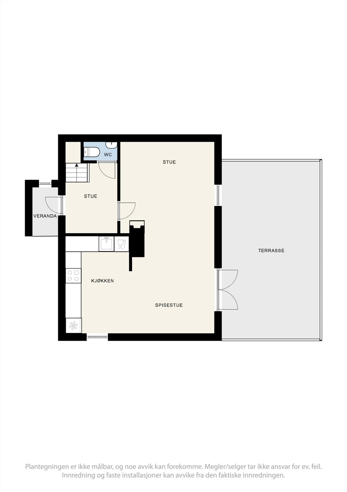 Plantegning 1.etasje. Galleribilde