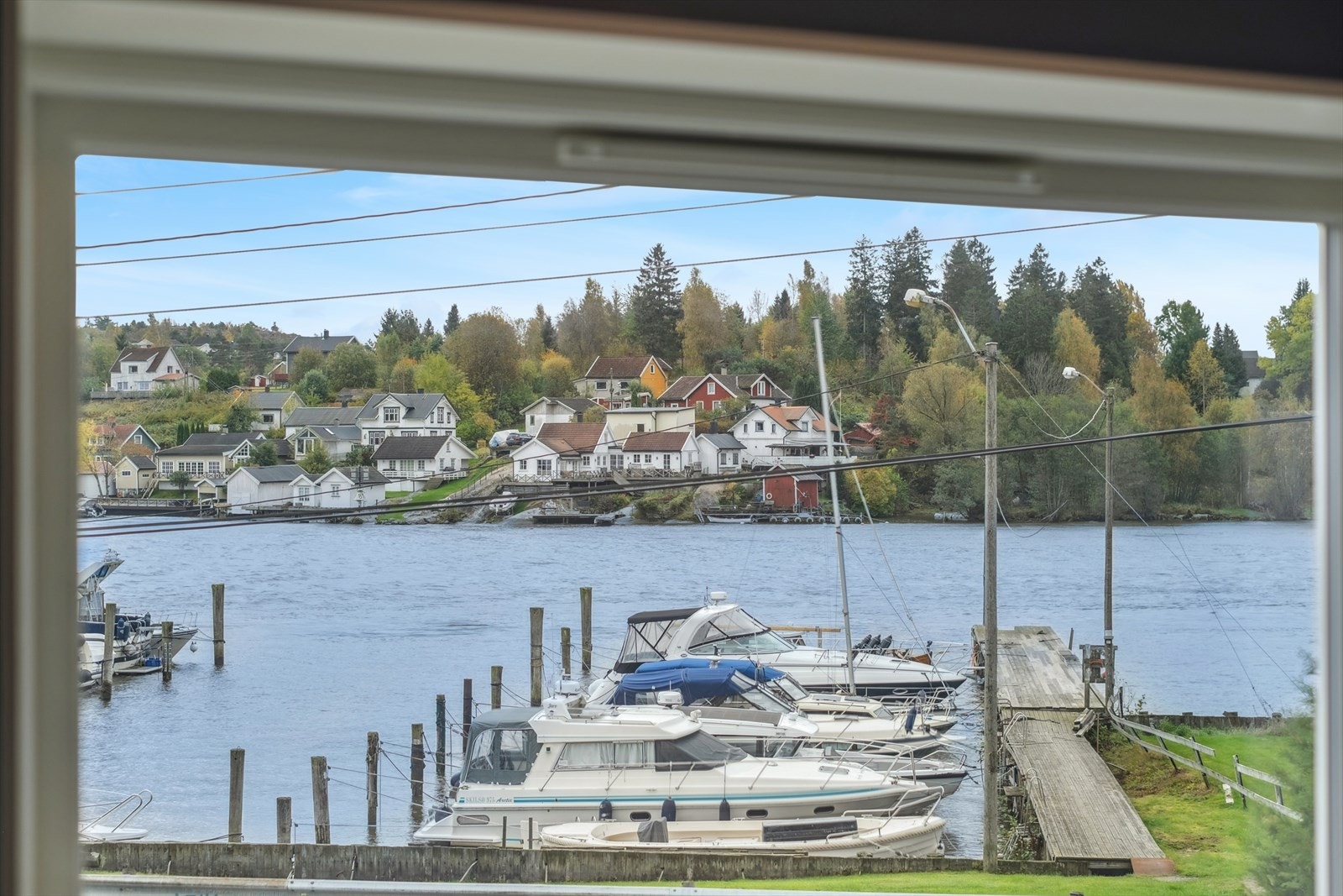 Hyggelig utsikt mot Glomma. Galleribilde