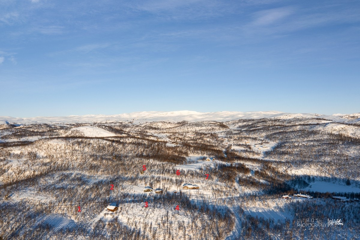 Ca. markert med tomtenr. Galleribilde