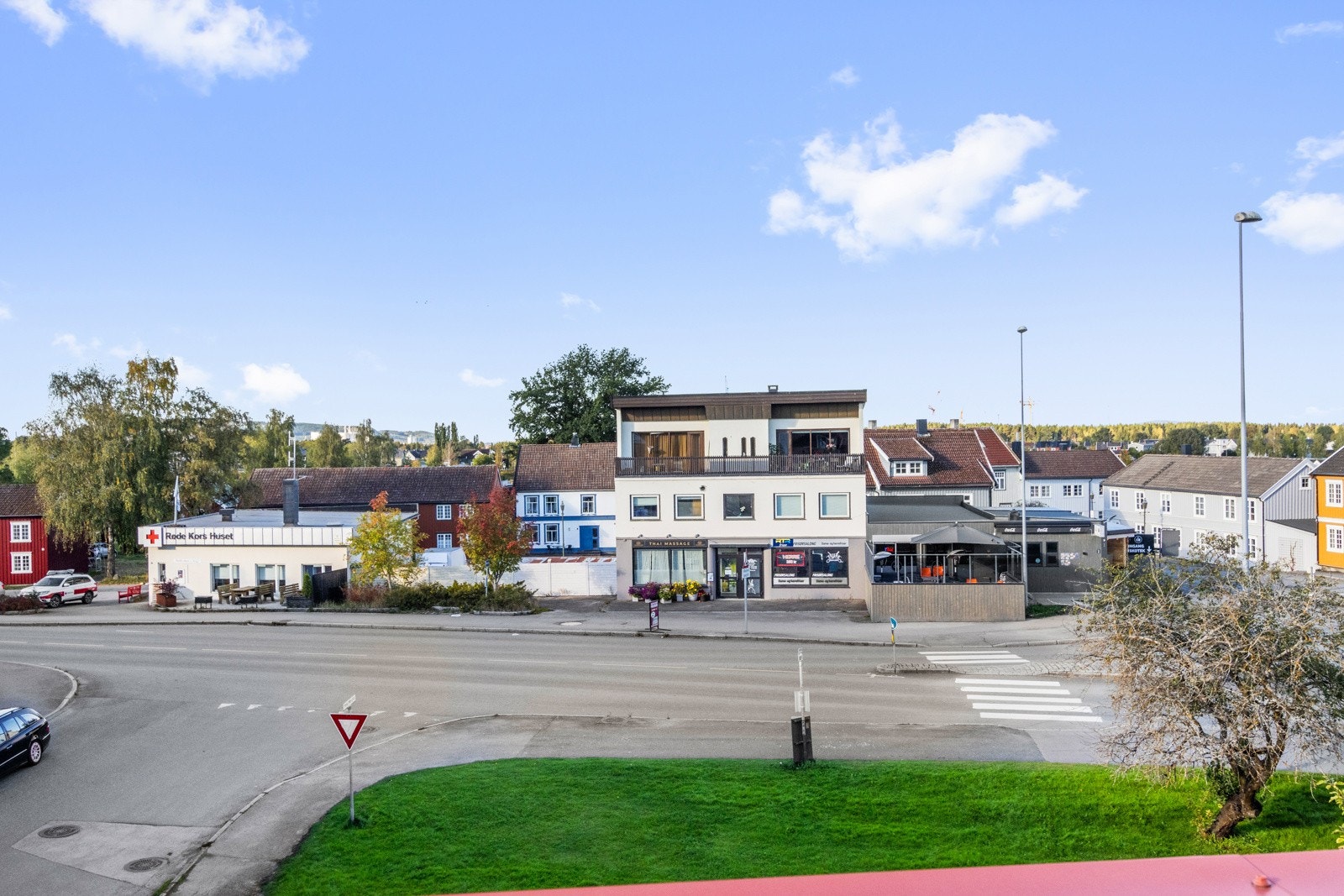 Fenomenale sol- og utsiktsforhold fra terrassen på loftet. Galleribilde