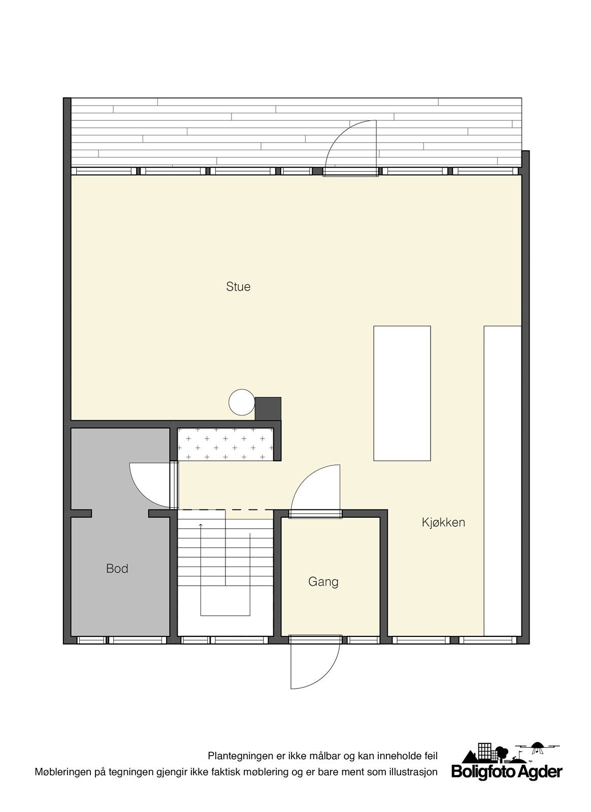 Planskisse - 1. etasje Galleribilde