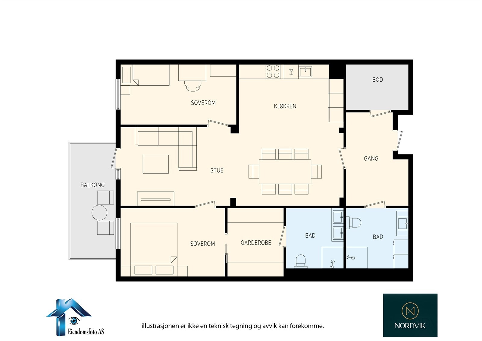 Plantegning Galleribilde