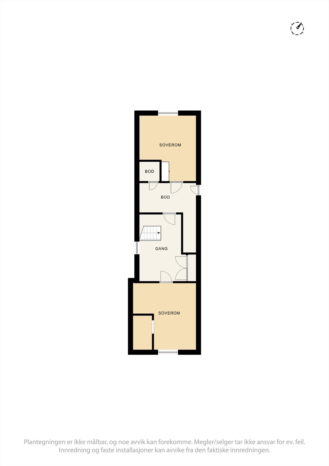 Plantegning Loft - Sommarøyvegen 106. Galleribilde