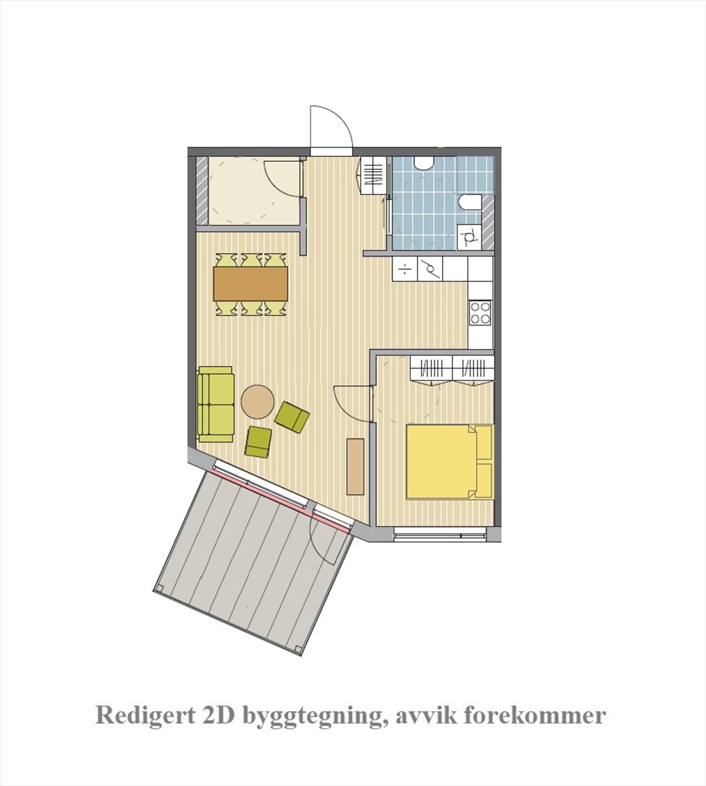 2D plantegning Galleribilde