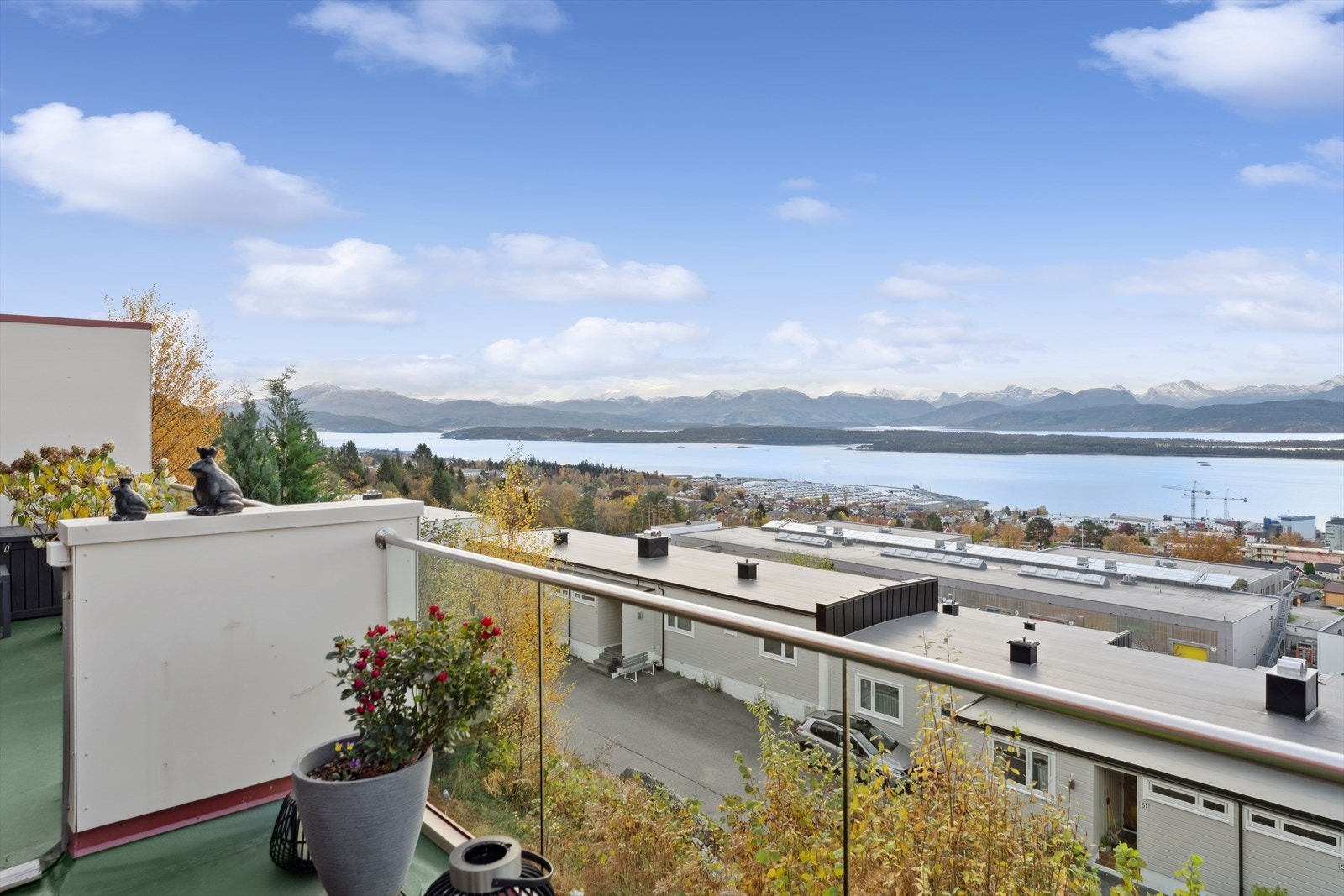 Utsikt fra veranda Galleribilde