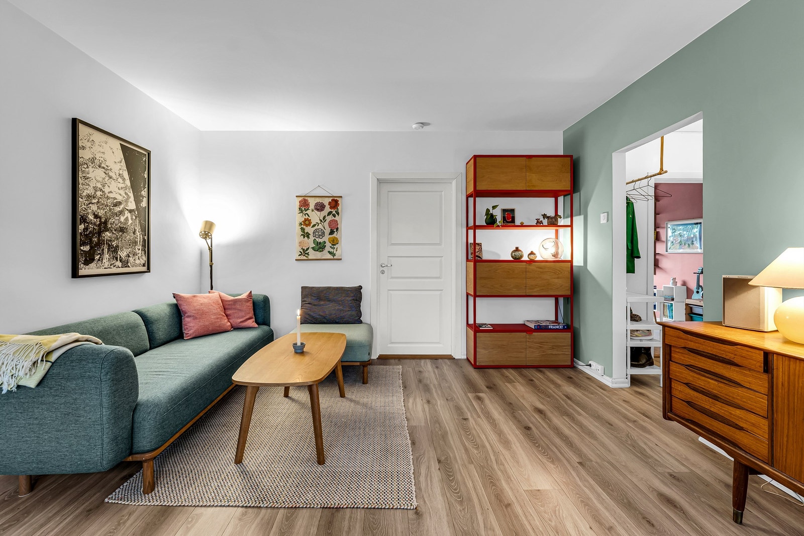 Trivelig og lun innredet stue. Galleribilde