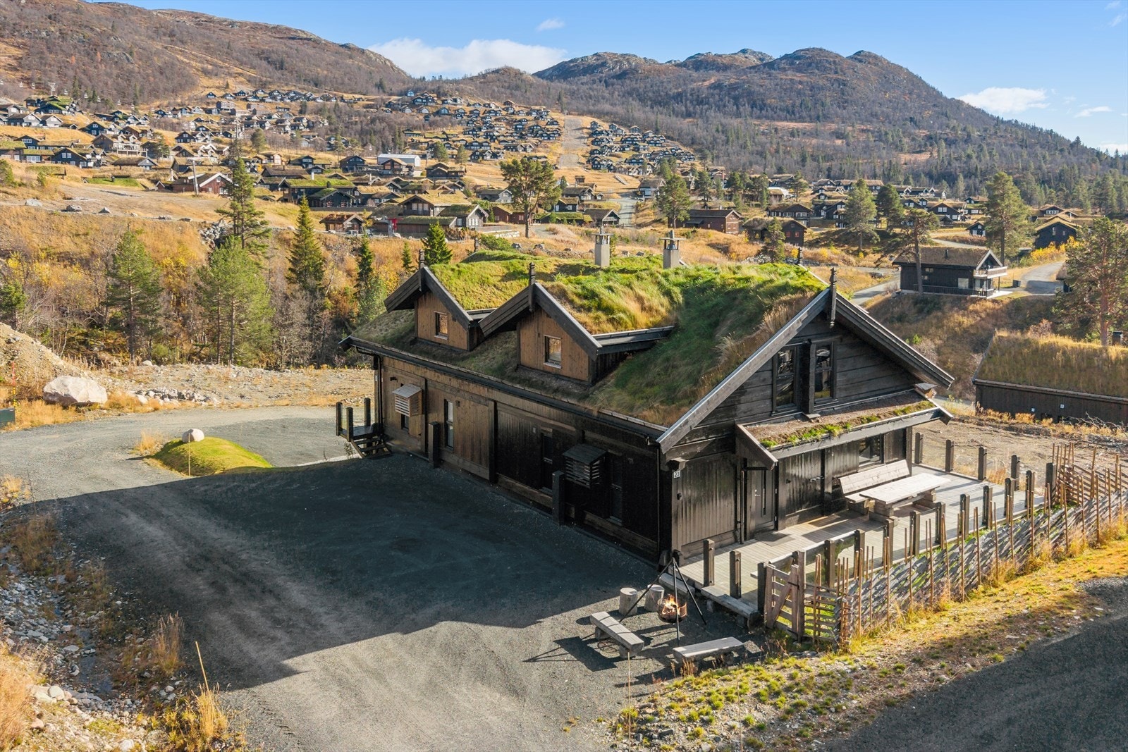 Velkommen til visning - vi gleder oss til å vise deg denne flotte hytta! Galleribilde