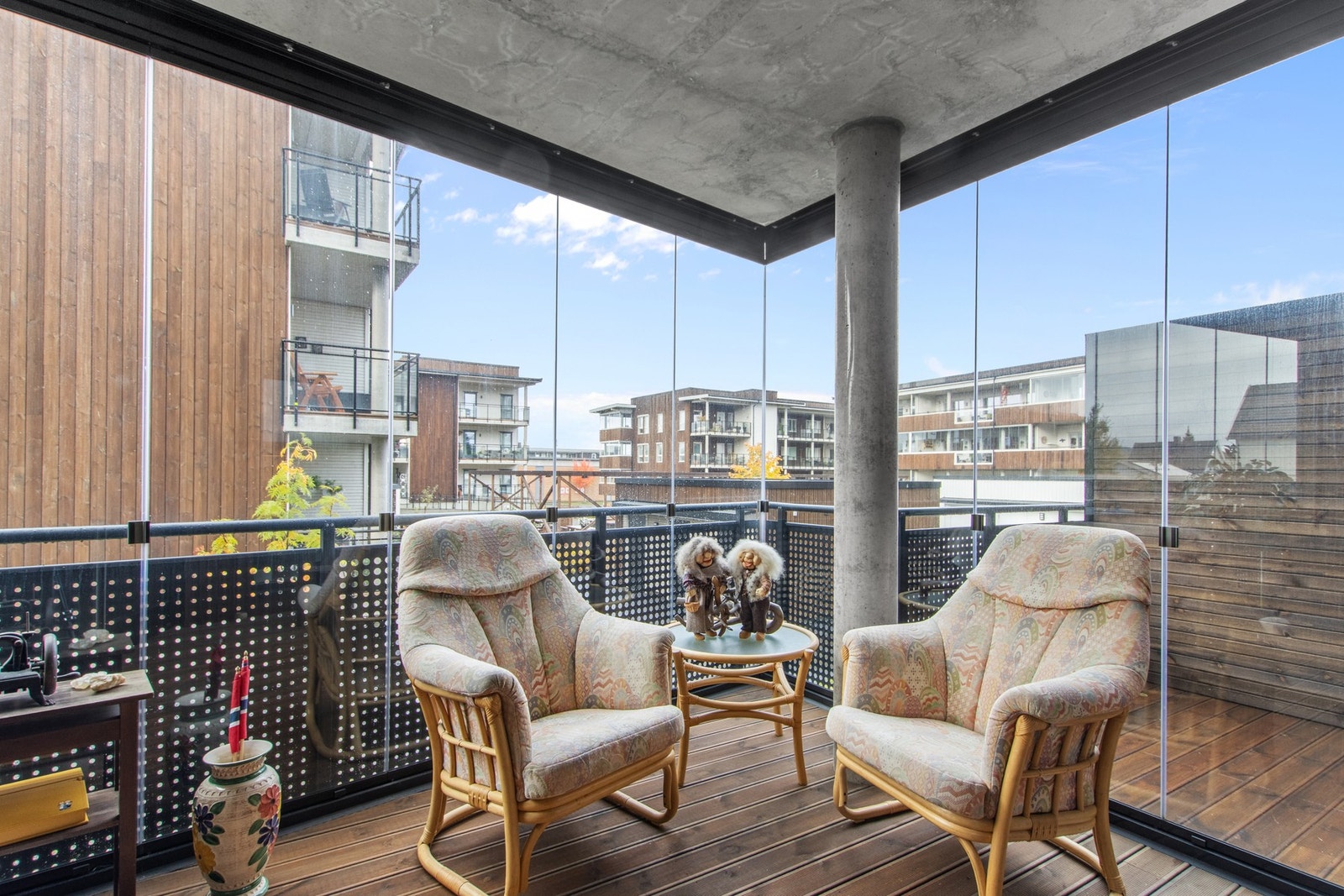 Utsikt mot hyggelige fellesområder. Galleribilde