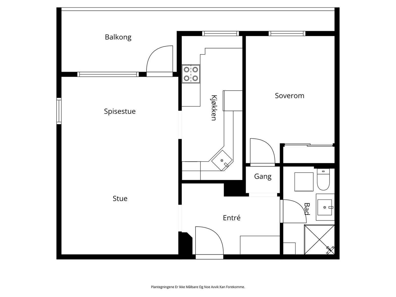 Plantegning Galleribilde