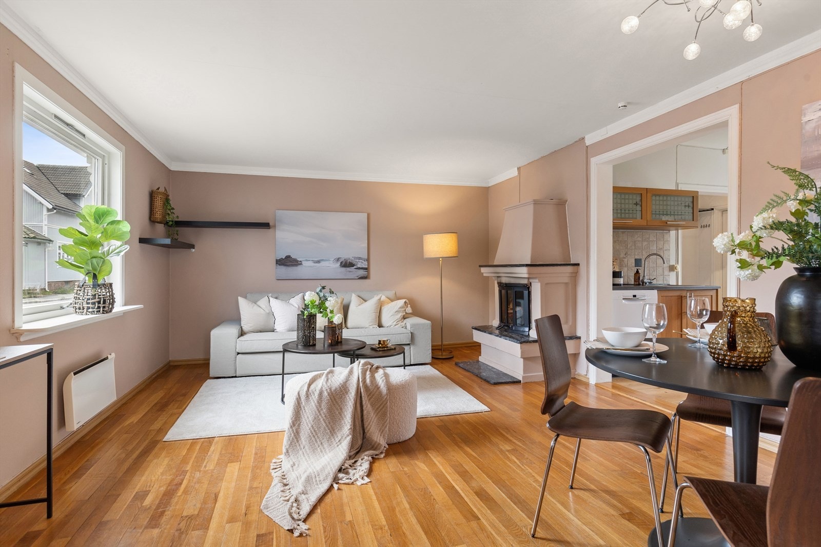 Her ligger alt til rette for å samle venner og familie til hyggelige sammenkomster. Galleribilde