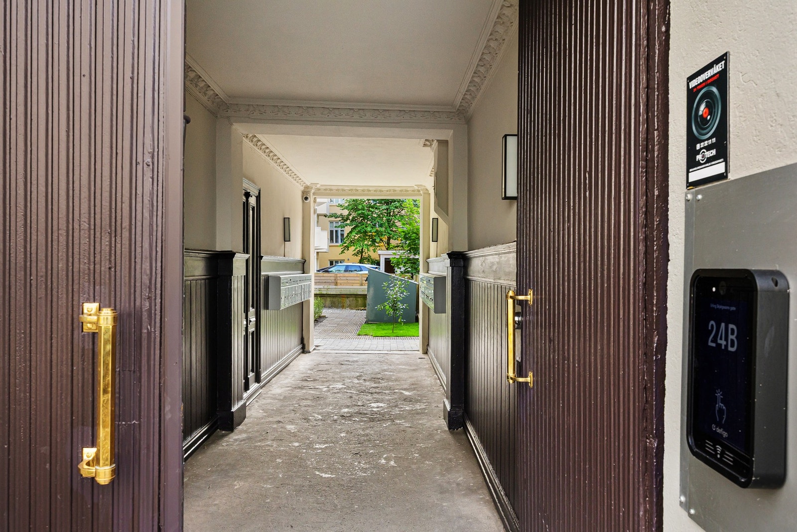 Nydelig hjørnebygård på beste Frogner. Galleribilde