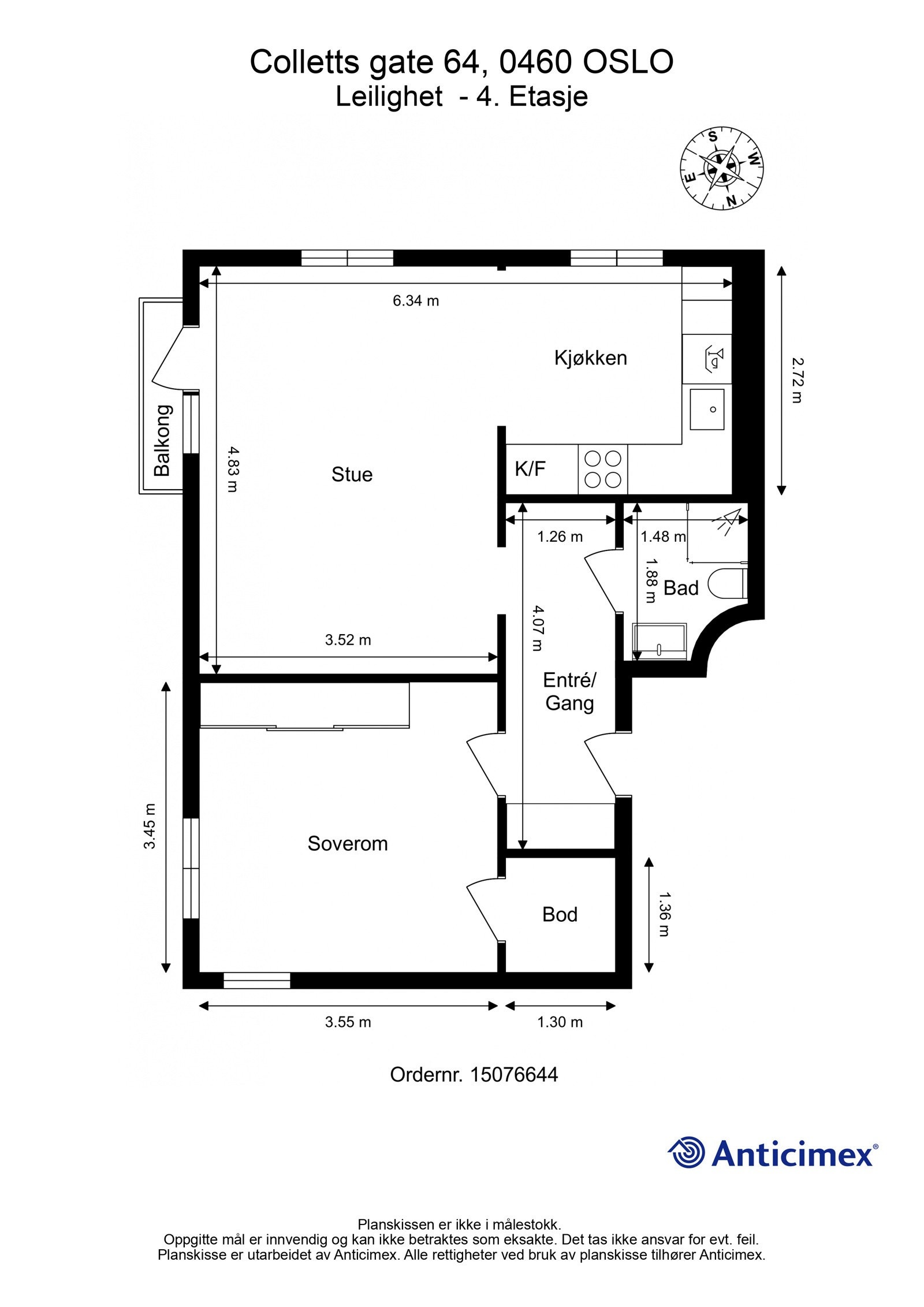 Planskisse. Galleribilde