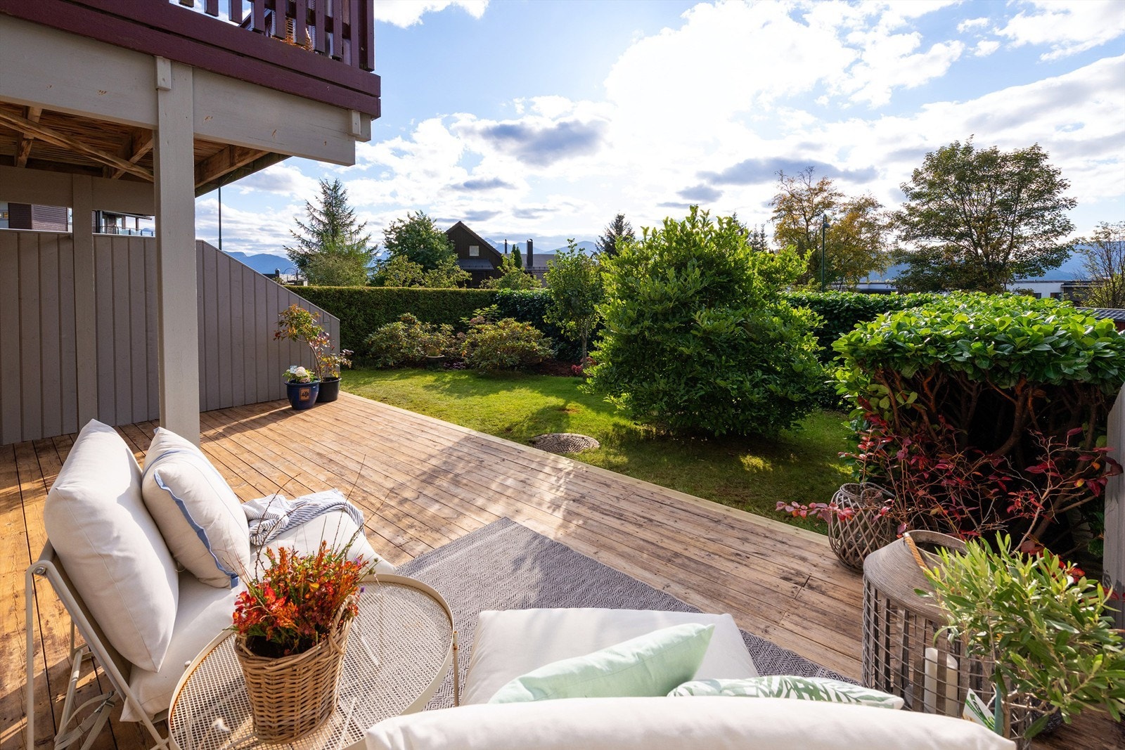 Hagen er lun og godt skjermet mot innsyn Galleribilde