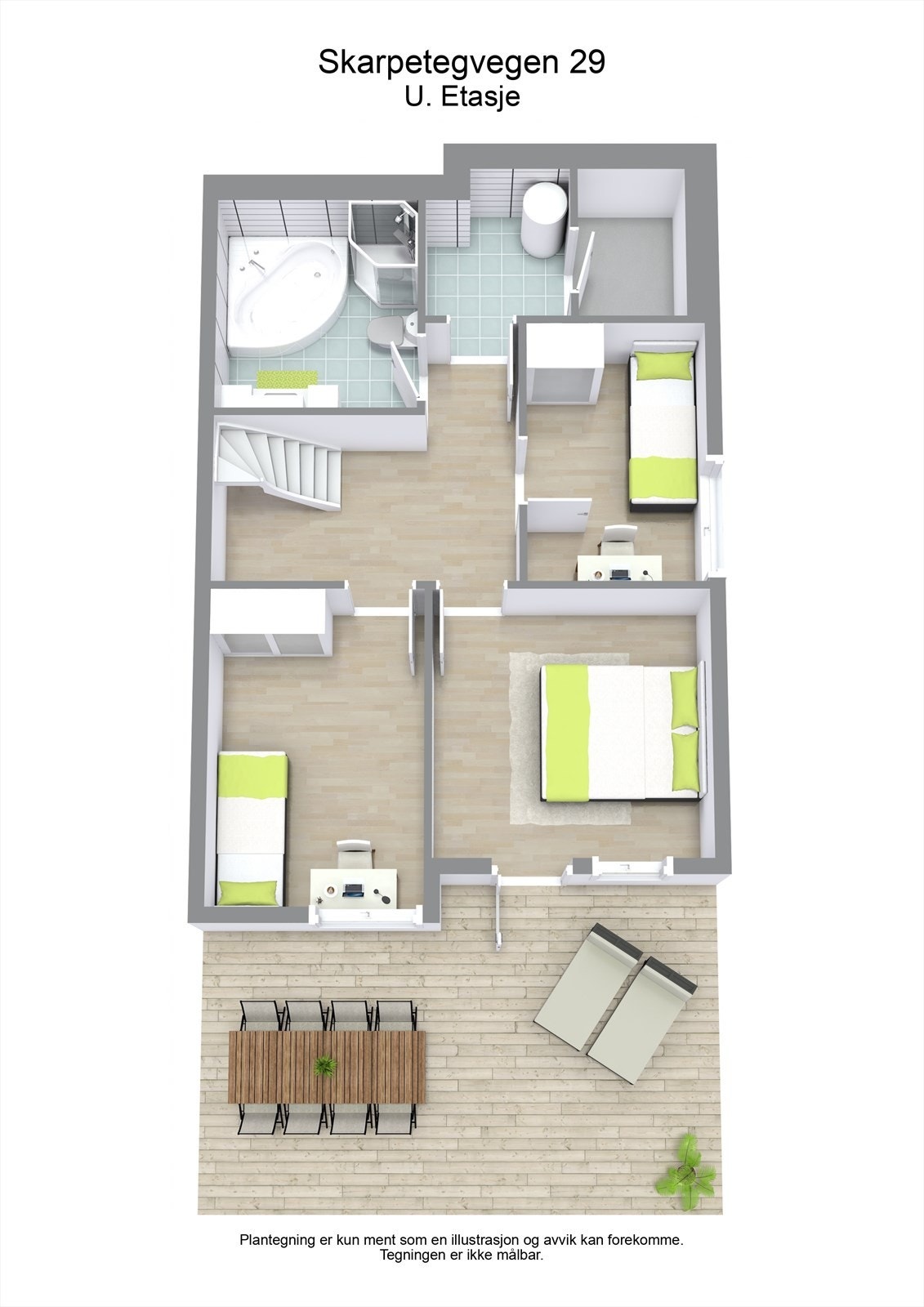 Skarpetegvegen 29 - 3D - U Galleribilde