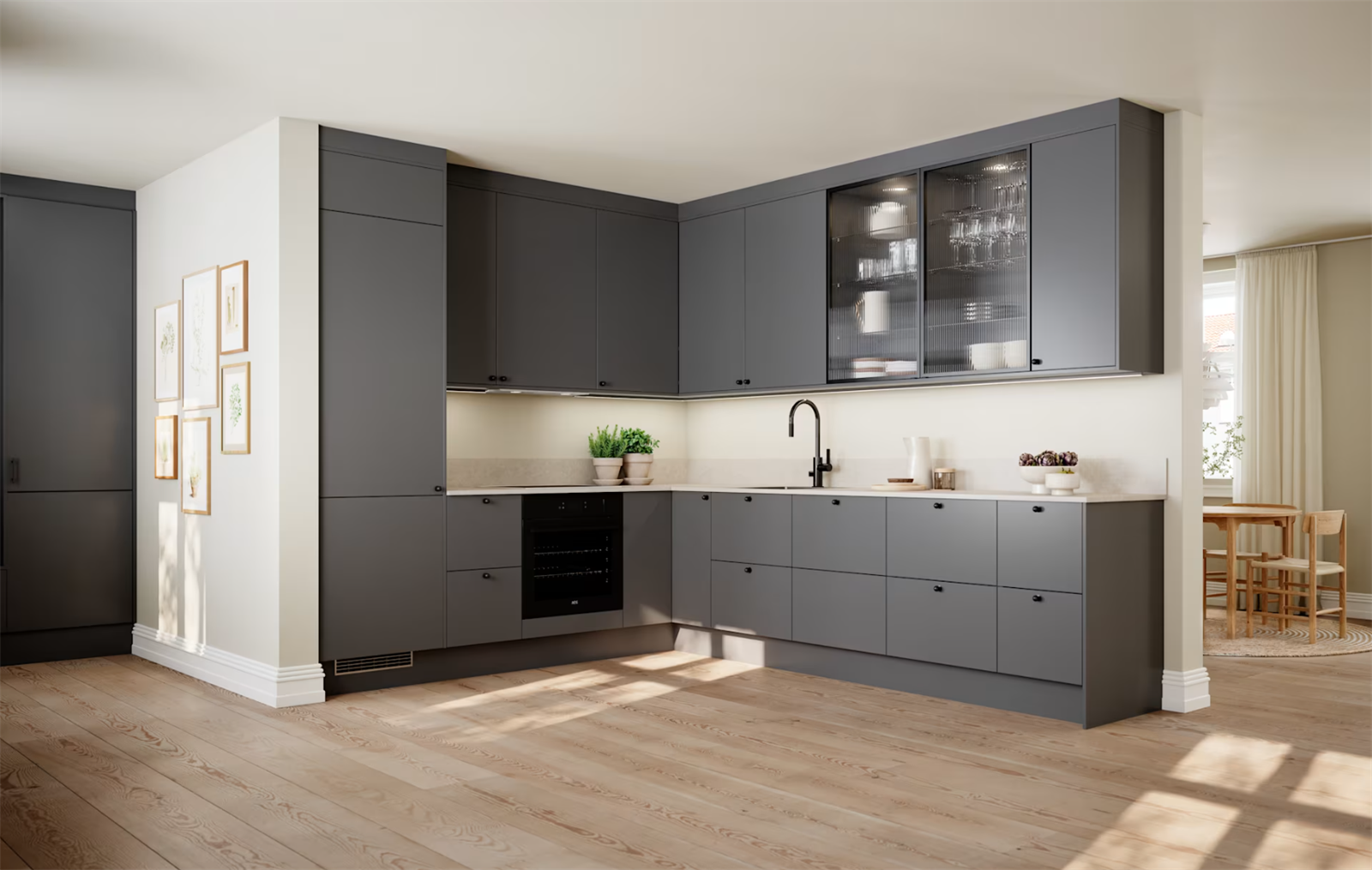 Illustrasjonsbilde av valgt kjøkkenmodell Galleribilde