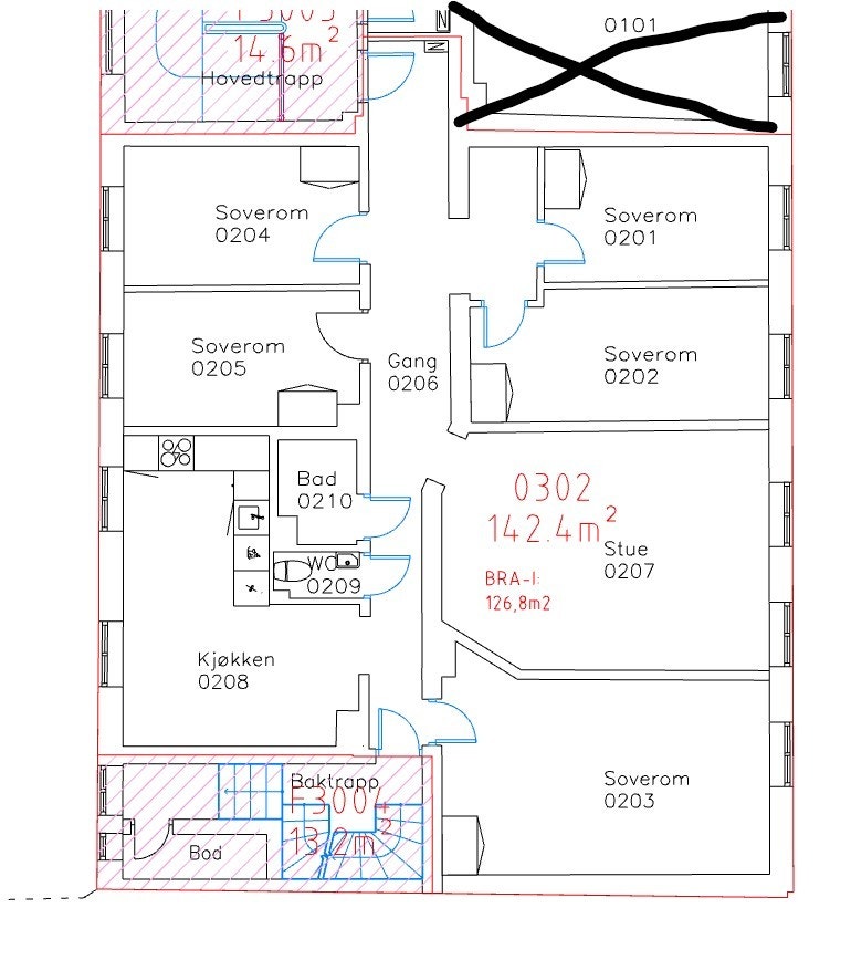 Plantegning Galleribilde