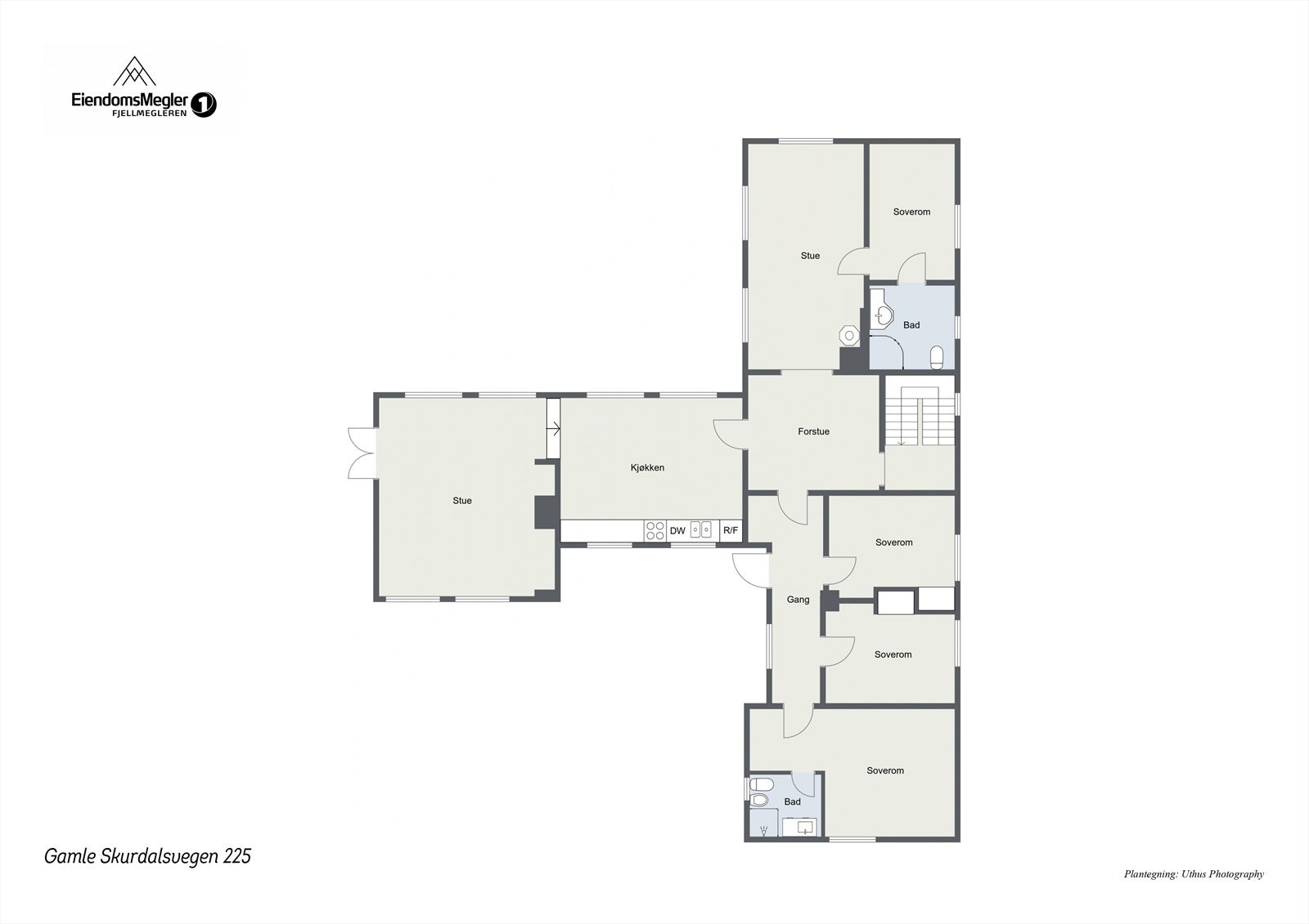 Plantegning 2. etg Galleribilde