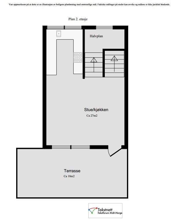 Planskisse 2. etasje. Galleribilde