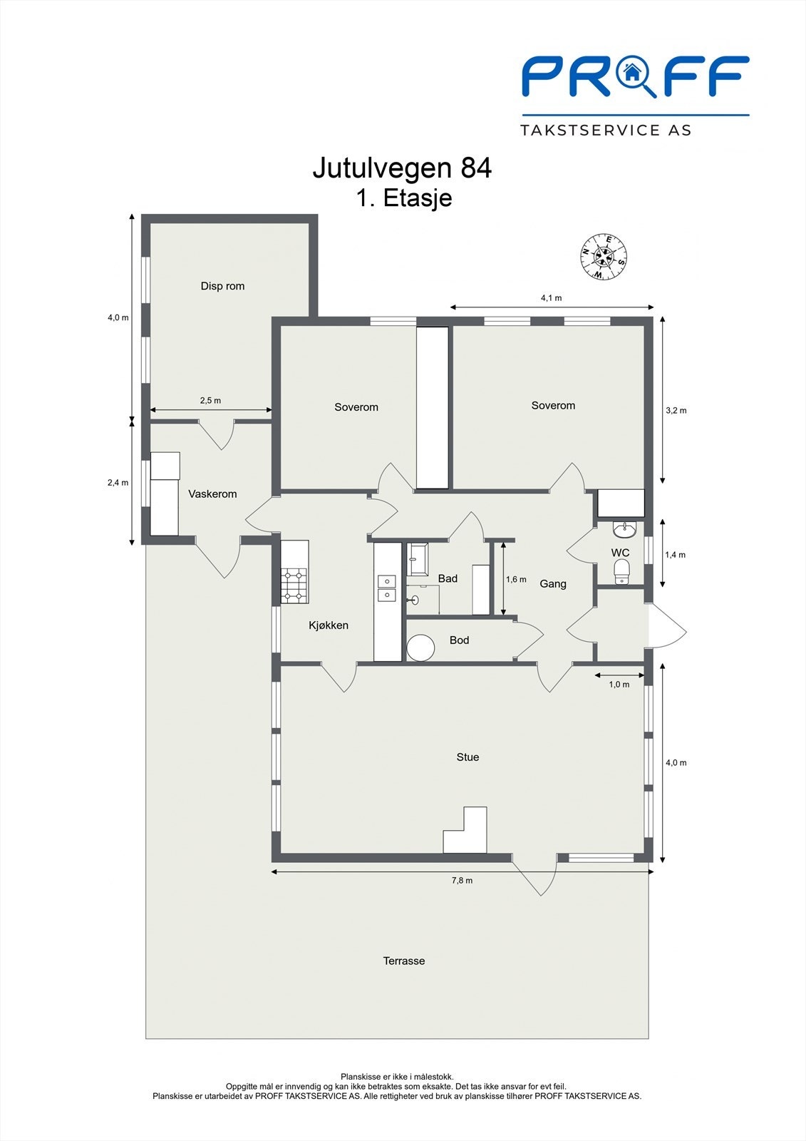 Plantegning 1. etasje. Galleribilde