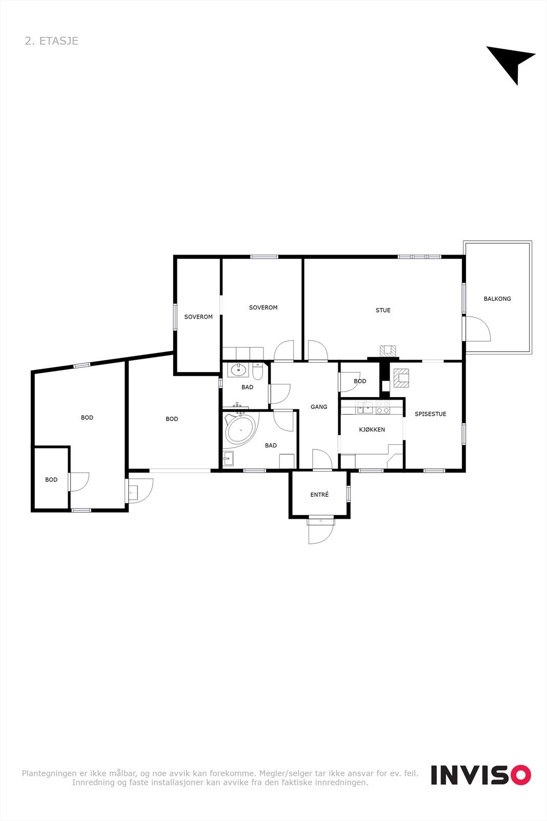 Plantegning hovedplan Galleribilde