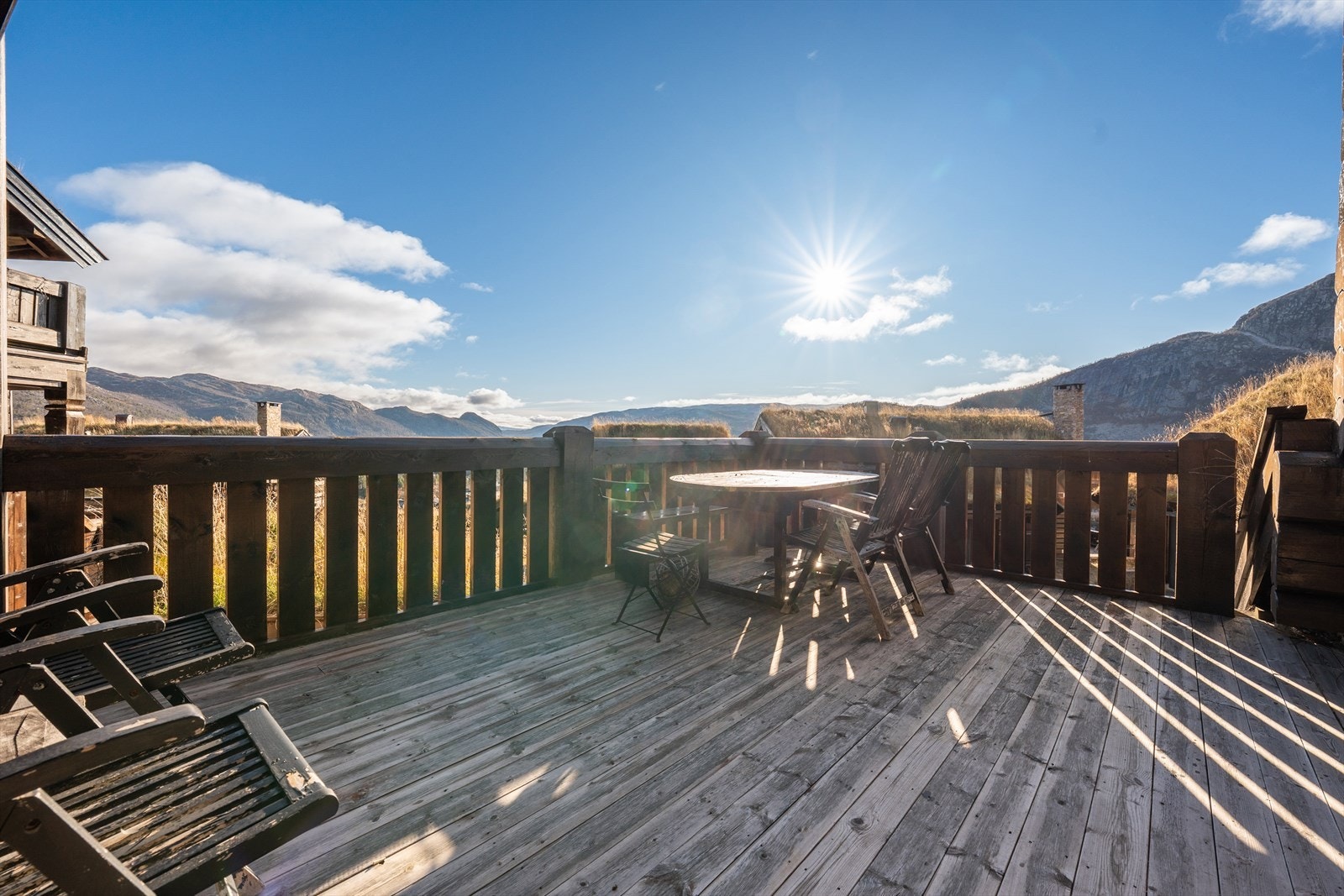 Terrasse mot syd Galleribilde