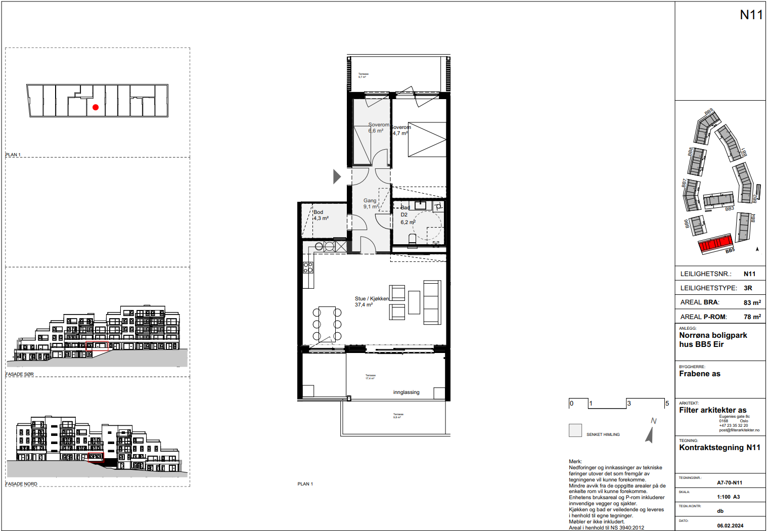 Plantegning Galleribilde