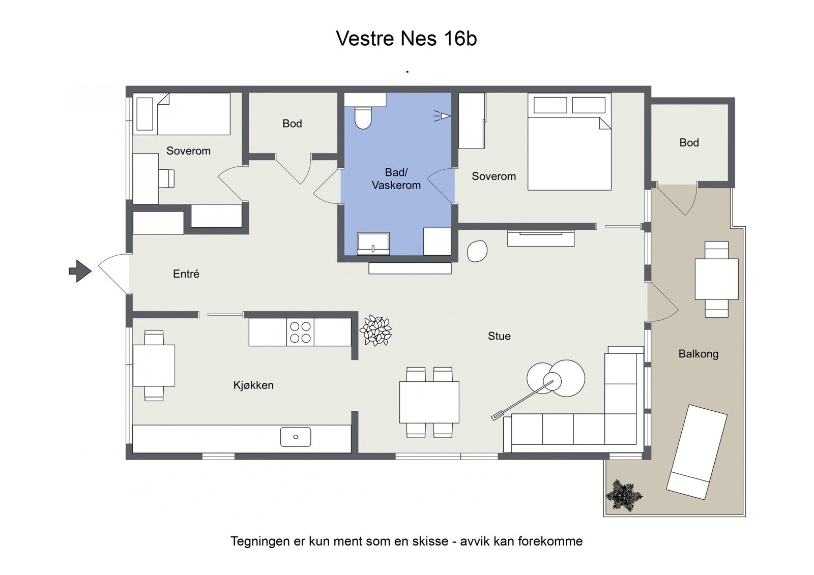 Plantegning Galleribilde