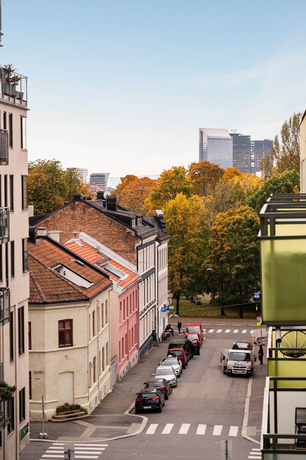 Utsikt fra balkongen. Galleribilde