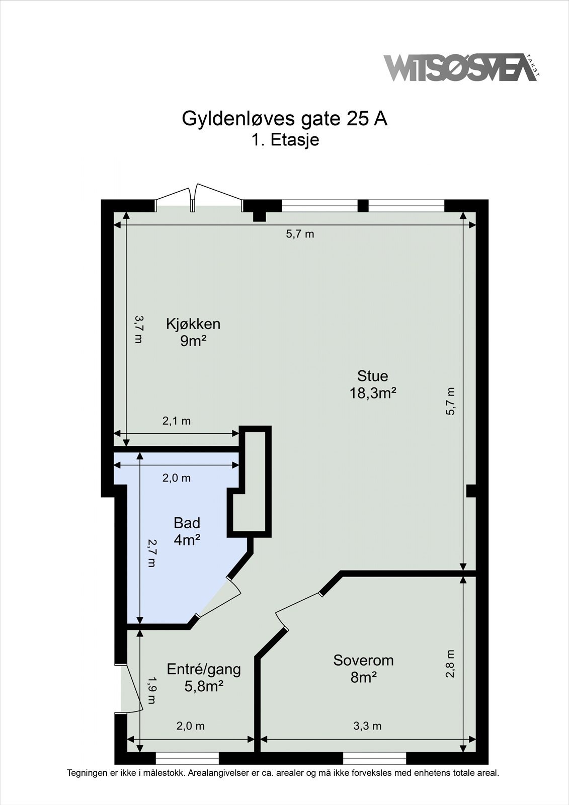 Planskisse. Galleribilde