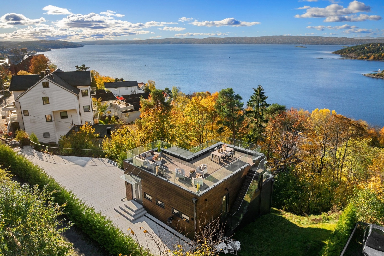Sjelden mulighet med en ny bolig og takterrasse i nærområdet