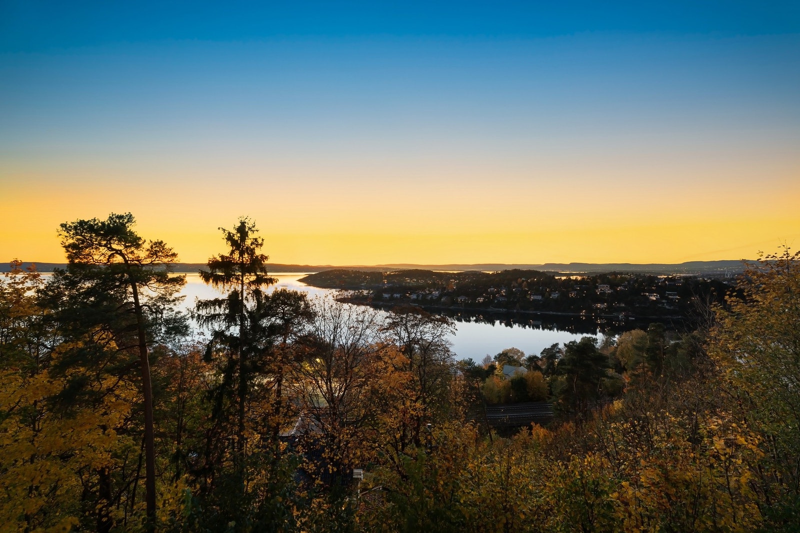 Utsikt fra takterrassen