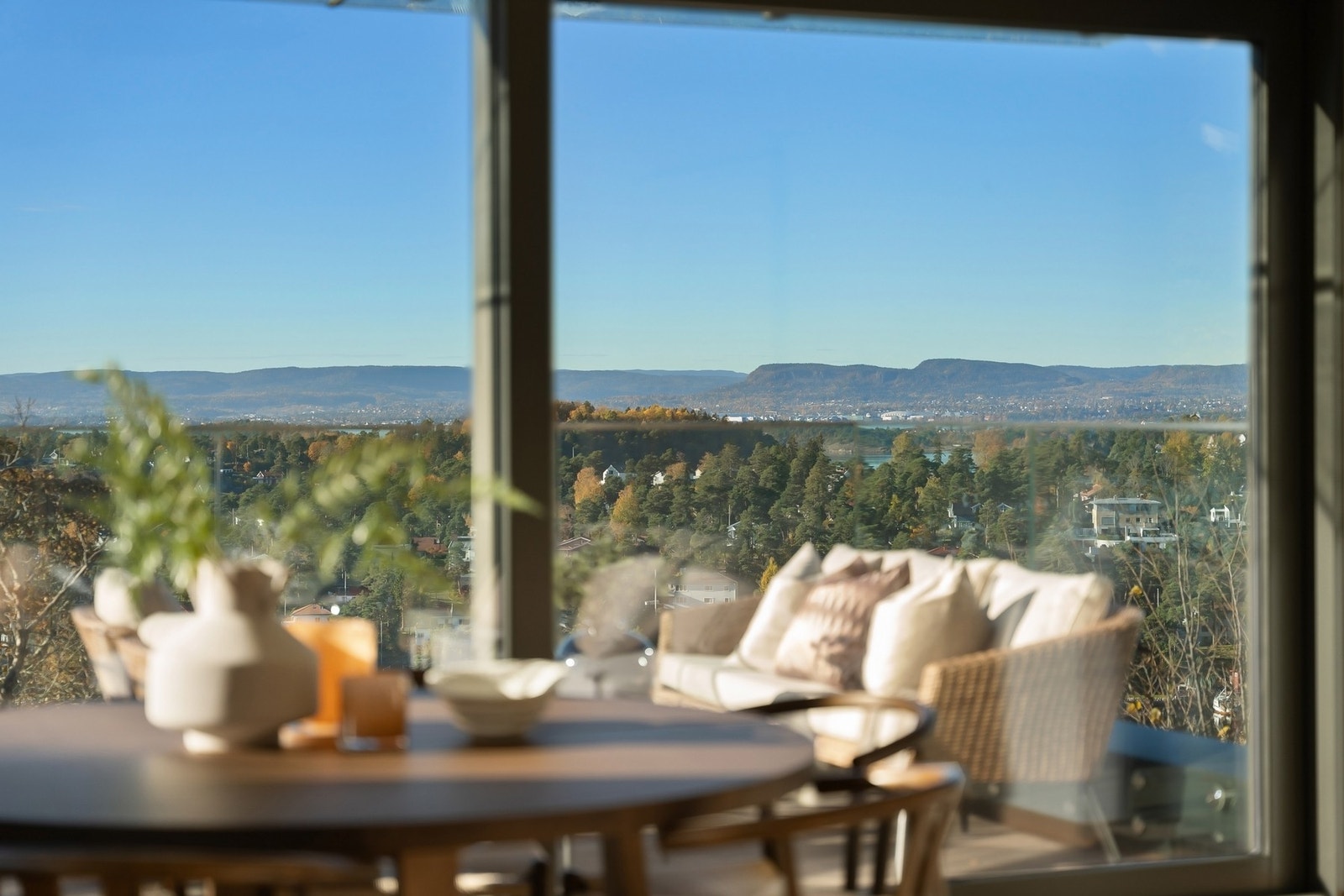 Fantastisk utsikt fra stuen