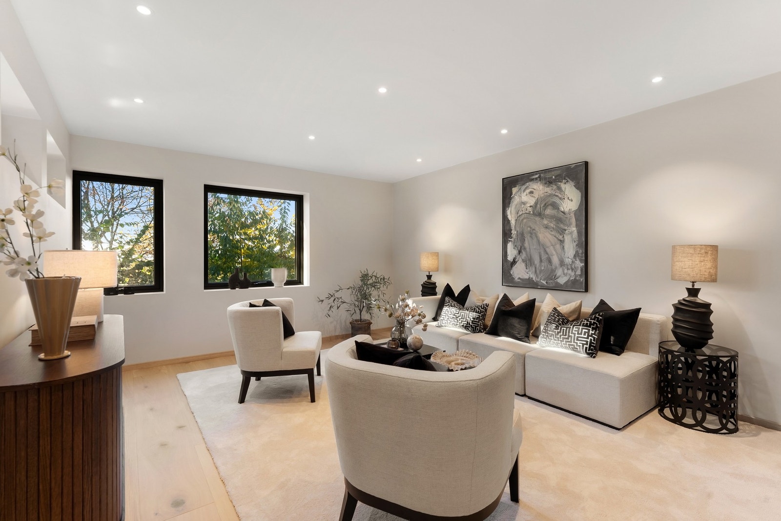 Trimrom/soverom i underetasjen