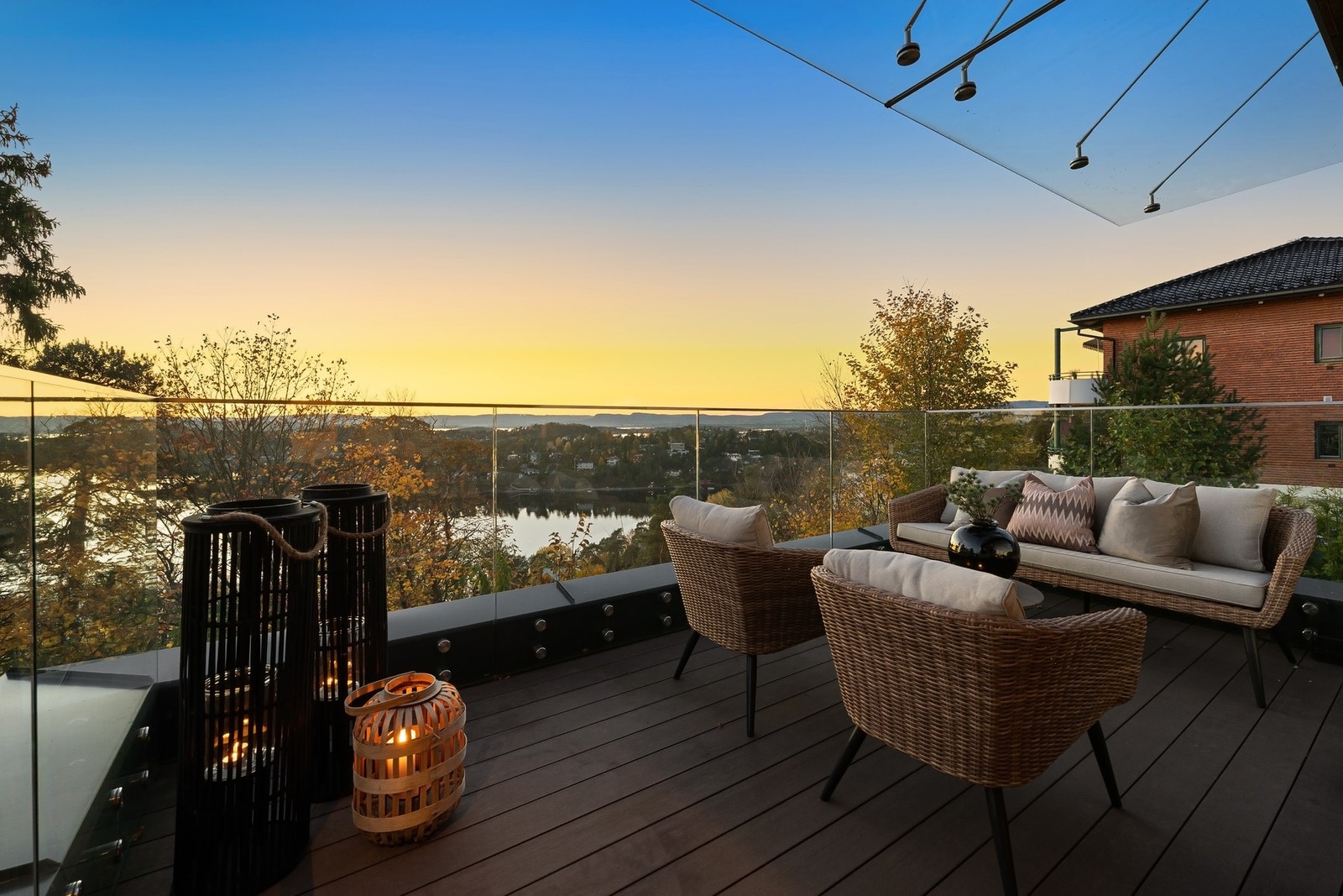 God plass til utemøblement | Her kan solnedgangene nytes