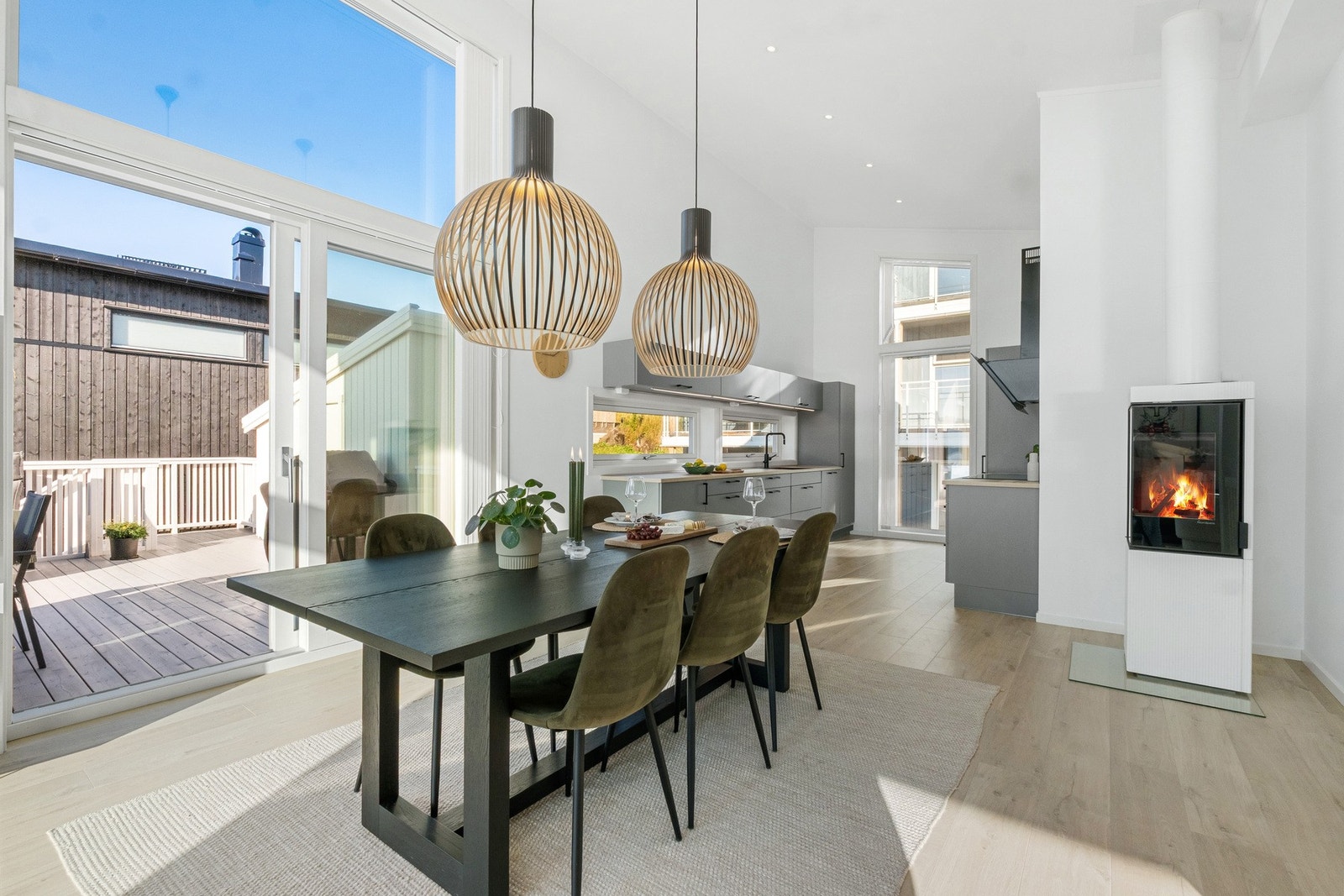 Kort og enkel tilgang til boligens utearealer Galleribilde