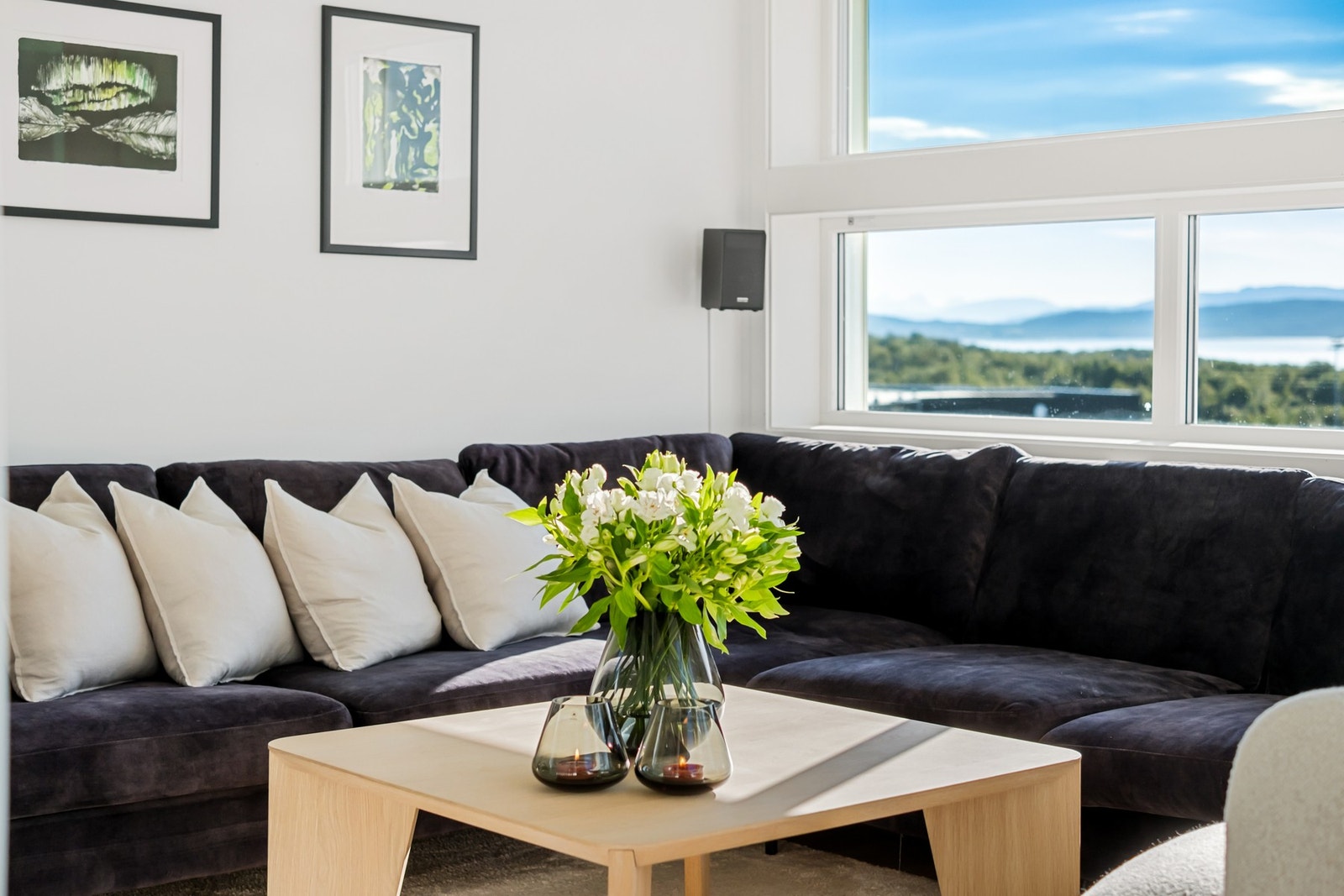 Nydelig utsikt fra sofakroken Galleribilde