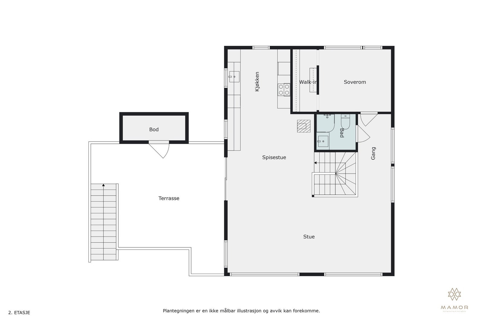 Plantegning Galleribilde
