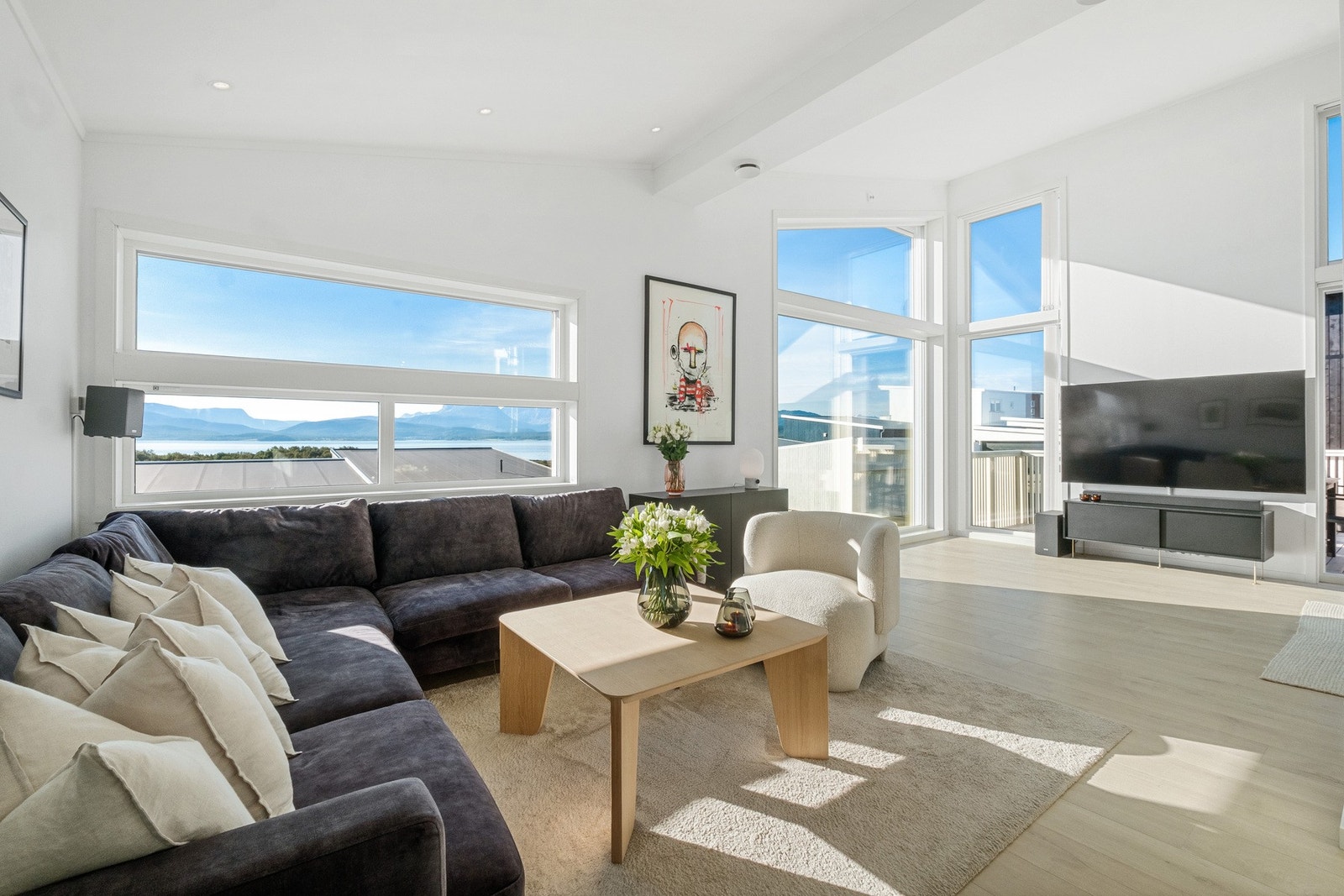 Nydelig utsikt fra sofakroken Galleribilde