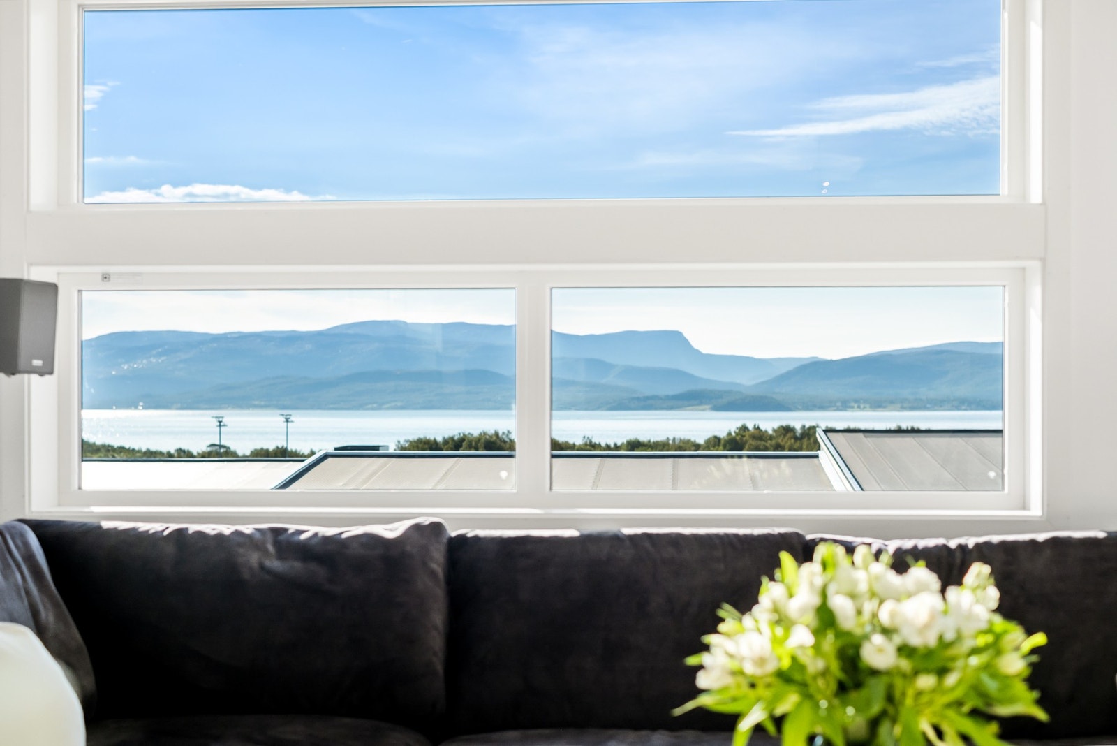 Energimerke oransje B understreker boligens gode energieffektivitet og lave driftskostnader. Galleribilde