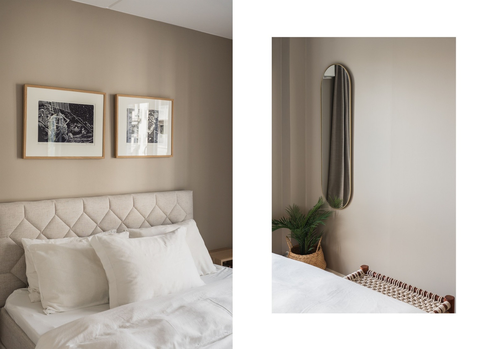 Rommet er innredet i lune og delikate farger som gir en god atmosfære. Galleribilde